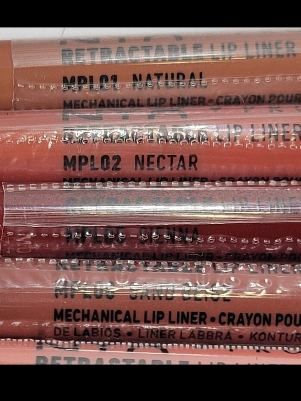 Nyx 6 Piece Retractable Lip Liner Bundle NEW!